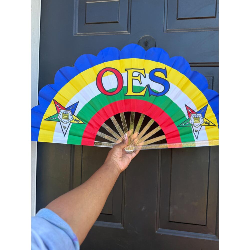 OES Clack Fan: Eastern Star Sorority Fan